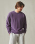 Men's Vintage Wash Relaxed French Terry Crew - Deep Purple
